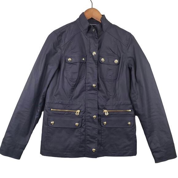 Tommy Hilfiger Wax Coat Jacket Military 4 Pocket - S - Picture 1 of 7